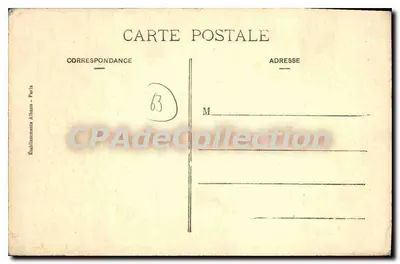 Ruine del Castello di Chambre — Vecchia Auvergne — Editore J. Lainé, n° 63 — Verso