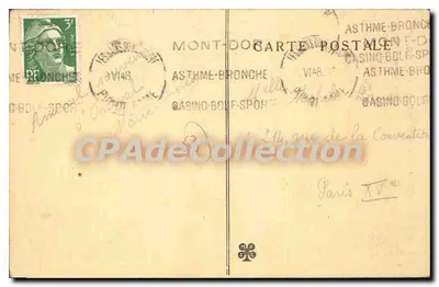Orcival — Capela da água milagrosa — Edit. Gondet Courjal, n° 906 — Verso