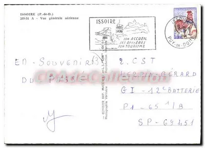 Issoire — vista geral aérea — CSM — Verso
