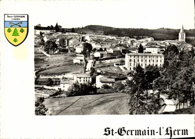 St-Germain-l'Herm — vista geral do lado sul — Combiér, Macon