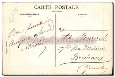 Bayonne - A Praça das Armas - O Castelo — Verso