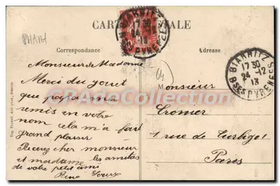 Farys w BIARRITZ — wydawca Eng. Pacault, seria 77 — Rewers