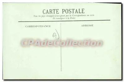Hendaye — O Castelo Abadie - Observatório Nacional — Coleção Gorce, editado por Paris — Verso
