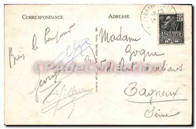 Hendaye — Le Ville di Hendaye-Plage — LL, n°103 — Verso