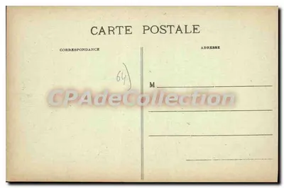 Hendaye - Bairro da Estação e trem vindo da Espanha — Fototipia Marcel Delboy, Bordeaux, n°70 — Verso