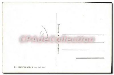 Hendaye — Ogólny widok — C.A. P. Strasbourg — Rewers