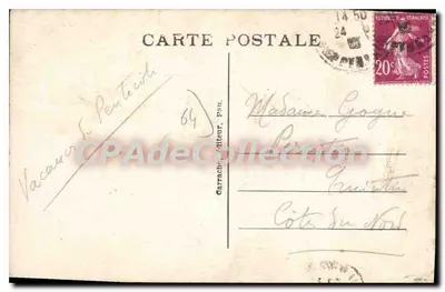 Oloron-St-Marie (B.P.) — A Cidade e as Montanhas — C C - 50 — Verso
