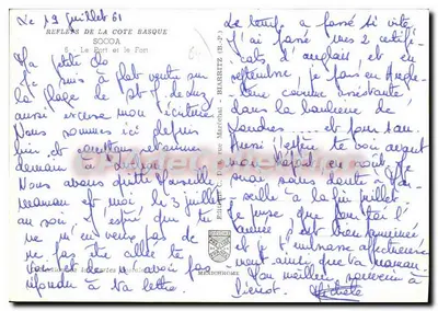 Puerto y el Fuerte - Reflejos de la Costa Vasca - Edición IRIS — Reverso
