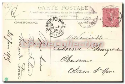 Barèges - Vista Geral — A. Viliatte, Edit Tarbes — Verso