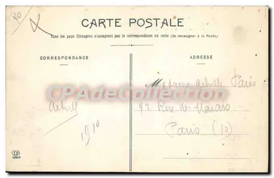 Yüksek Pyrene Dağları — Yol ve Tünelden Genel Görünüm — Phototype Labou — Arka yüz