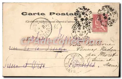 Bagnères-de-Bigorre — Vista generale del Pic e del Mont-Aigu — Litografia TORNE, editore — Verso