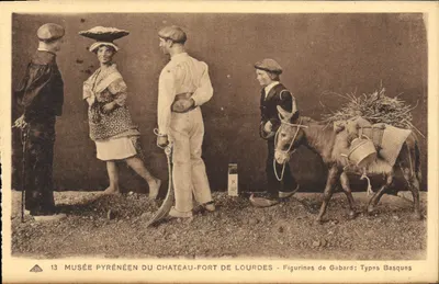 Lourdes'taki Pyrénéen Kalesi Müzesi — Gabard Figürleri: Basque Tipleri