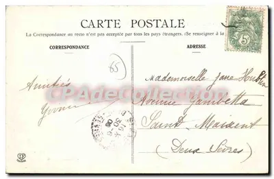 Route de Luz à Gavarnie, au fond le Piméné — Les Hautes-Pyrénées — Phototypie Labouche Frères Toulouse, n°320 — Rückseite