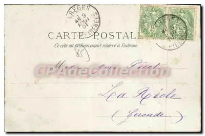 Bareges - Vista Geral — D.T. Lourdes, N° 58 — Verso