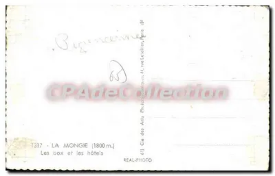 La Mongie — Los box y los hoteles — Cie des Arts Photographiques — Reverso