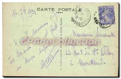 Tarbes — Plac Verdun (dawniej Plac Maubourguet) — Pomnik Pamięci Wojny — Rewers