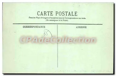 Cauterets — Suyun Meydanı ve Kasıno. LL. — No 18 — Arka yüz