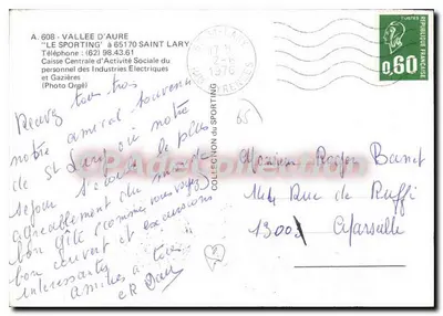 Hotel Le Sporting — Saint-Lary — Foto Orgé — Verso