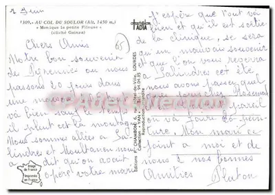Monique a Pequena Fiação — cliché Gainza — Edições ADIA — Verso