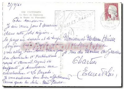 Gave de Cauterets — Droga do Pierrefitte — Wydawca Cap — Rewers