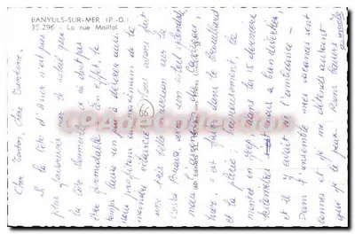 Banyuls-sur-Mer — ulica Maillot — n° 35.296 — Rewers