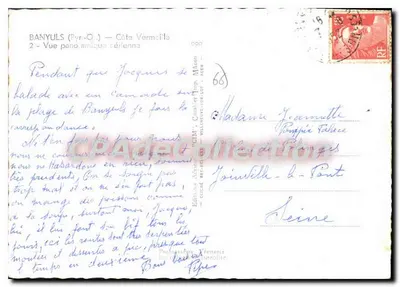 Banyuls-sur-Mer — widok panoramiczny — Wydawnictwo Adrien 'CIM' - Villeneuve-sur-Lot — Rewers
