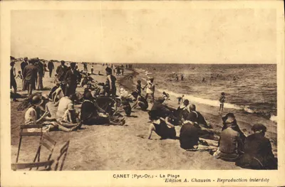 Canet (Pyr.-Or.) - A Praia — Edição A. Chauvin