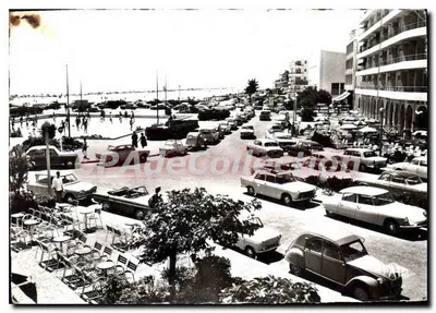 Canet-Plage — Visão do porto e dos carros — Edições L. Pages