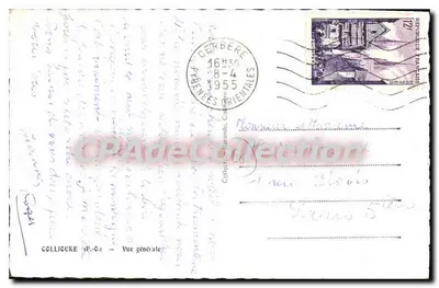 Collioure (P.-O.) — General View — publisher not visible — Back