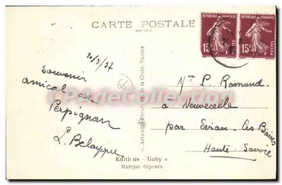 Perpignan — La Basse y el Camigou — Gaby — Reverso