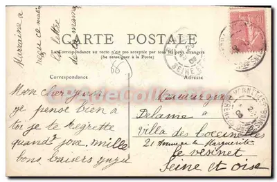 Vernet-les-Bains — Vue générale prise de la Perma — Pyrénées Orientales — Série 55 — Verso