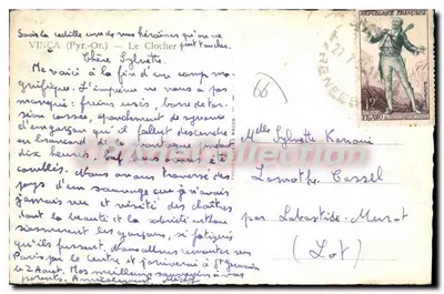 Vinça (Pyr.-Or.) — Dzwonnica kościoła — Pim — Rewers