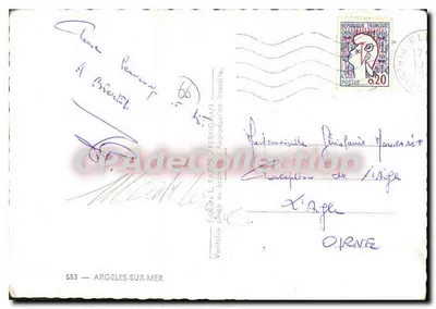 Argeles-sur-Mer — vista panoramica — PAP — Verso