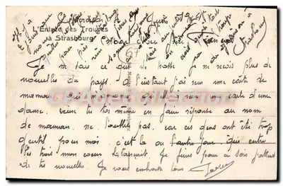 Wejście wojsk do Strasburga — wydawca Marquis & Cie, nr 67 — Rewers