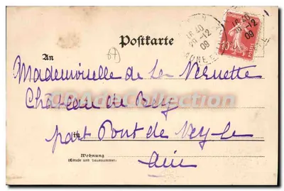 Estrasburgo — A Universidade — Végezien & Bernhoeft, Número 570 — Verso