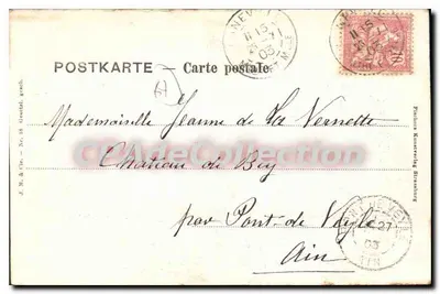 Scena di vita — Alsaziani e Lorenesi — Editore J. M. & Cie, Strasburgo — Verso