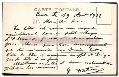 Barr — Widok z zamku Audlau — CPAdeCollection — Rewers
