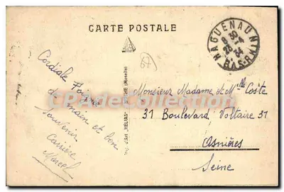 Haguenau — Bairro Dahlmann — Os quartéis — Verso
