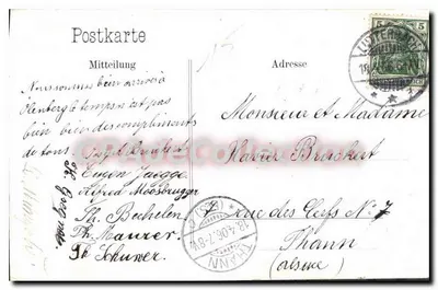 Abtei Oelenberg i. Els. — widok chóru kościoła — wydawca nieodczytelny — Rewers