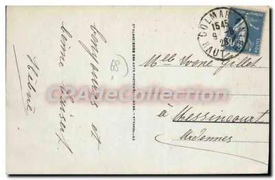 Colmar - Kleine Venedig — Verlag O.M. Albadacienne des Arts Photographiques - Straßburg, Nr. 77 — Rückseite