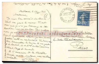Mulhouse (Alsace) — Vista geral — Verso