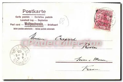 Mülhausen, Rathaus — Urząd Miasta — Kurttenst D. C. Markinga, Nr. 220 — Rewers