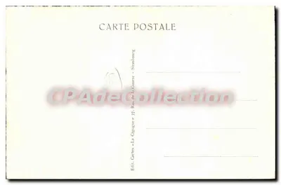 Stara domowa — Mulhouse — wydanie Kart « La Cigogne » — Rewers