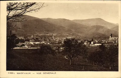 Masevaux — Vista Geral — Imp. Edit. BRAUN & Cie, Mulhouse-Dermach