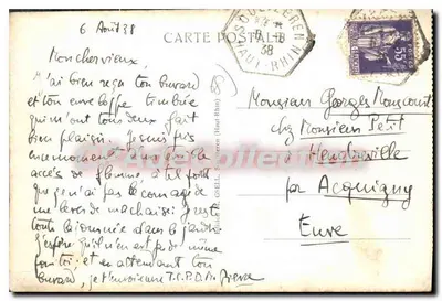 Soultzern (Ht-Rhin) — As Curações de Ar — Vista sobre « Schleif » — Verso