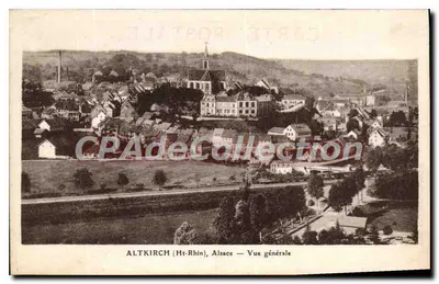 Altkirch (Ht-Rhin), Alsace — Vista geral — J. Kunts, Soultz-sous-Forêts