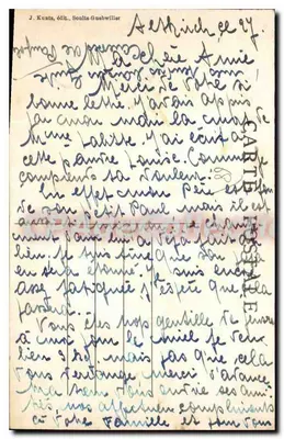 Altkirch (Ht-Rhin), Alsace — Vista geral — J. Kunts, Soultz-sous-Forêts — Verso