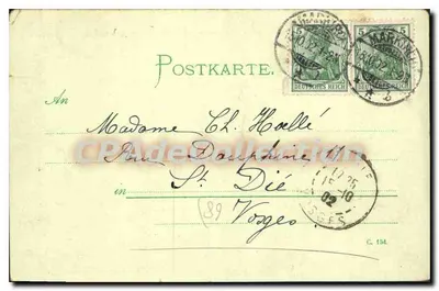 Markirch (Ste-Marie-a/M.) — widok z Polany Laurent — D. Collarius, N. 36 — Rewers