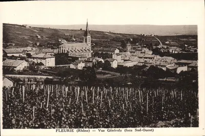 Fleurie (Rhône) — Vista Geral (frente Sul-Oeste)