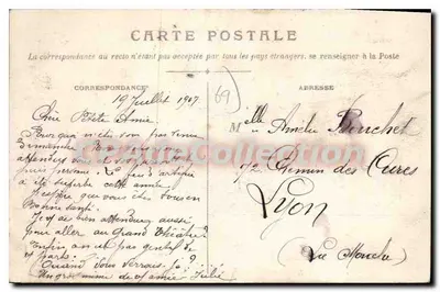 LYON, 16. Mai 1907 — Die englischen und schottischen Delegationen auf der Landwirtschaftsmesse — Verlag: IMRA.S — Rückseite